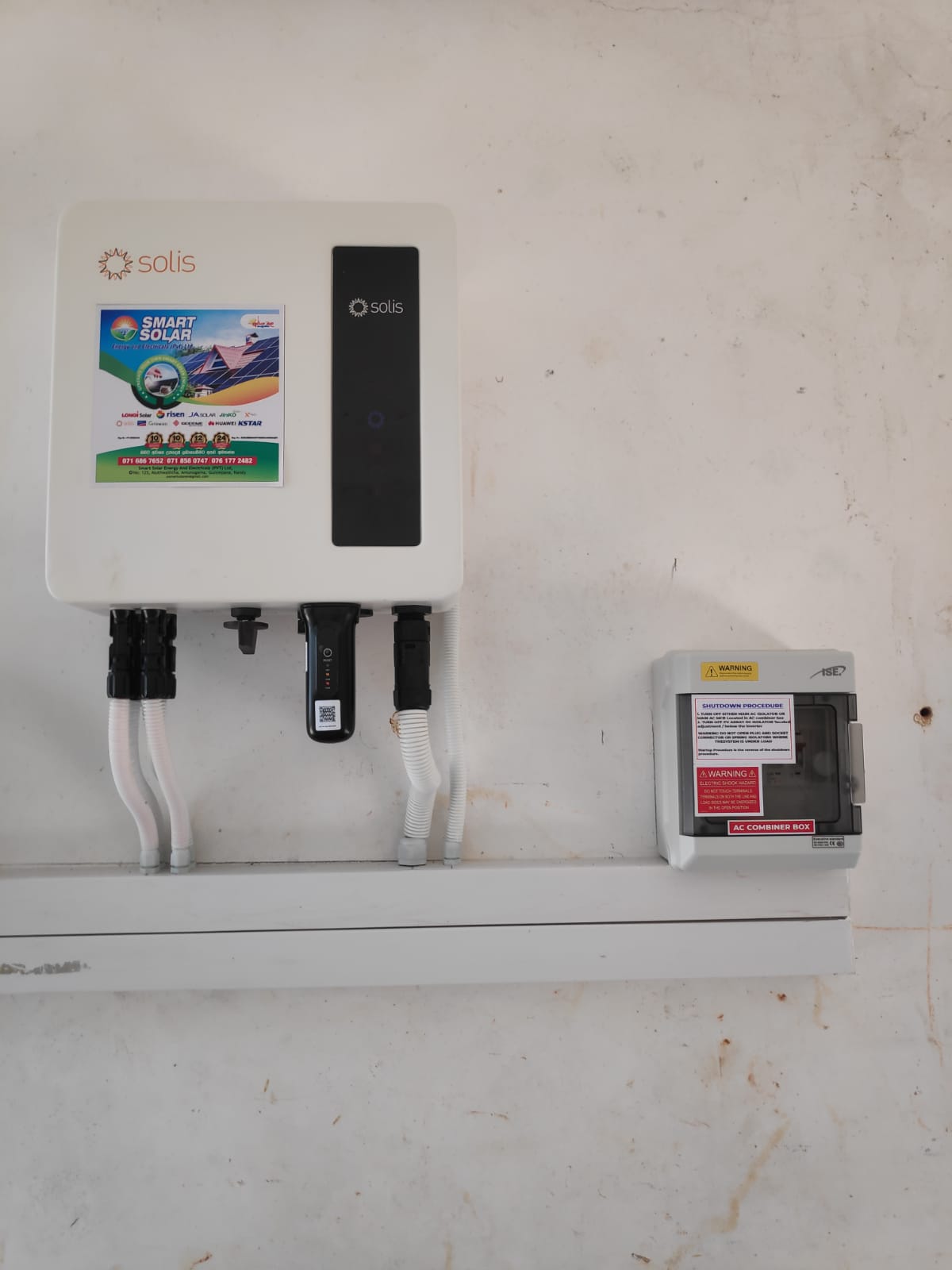 5kW solar panel installation in Gunnapana Sri Lanka - Image 3