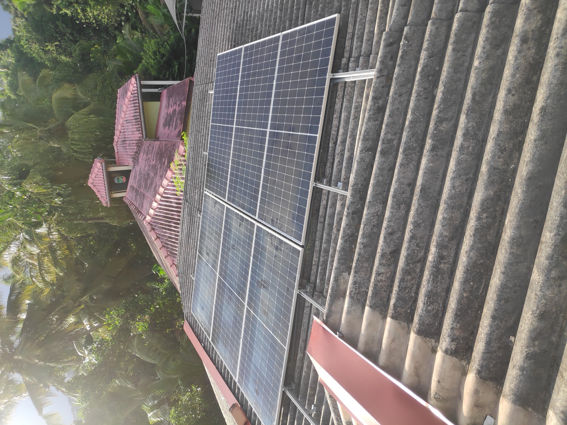 3kW solar panel installation in Mahawatte Sri Lanka - Image 2