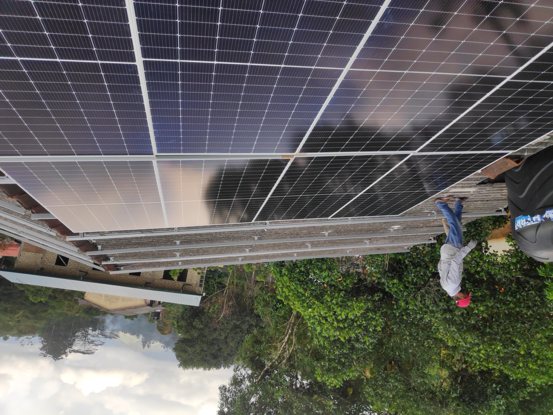 25kW solar panel installation in Panwila Sri Lanka - Image 3